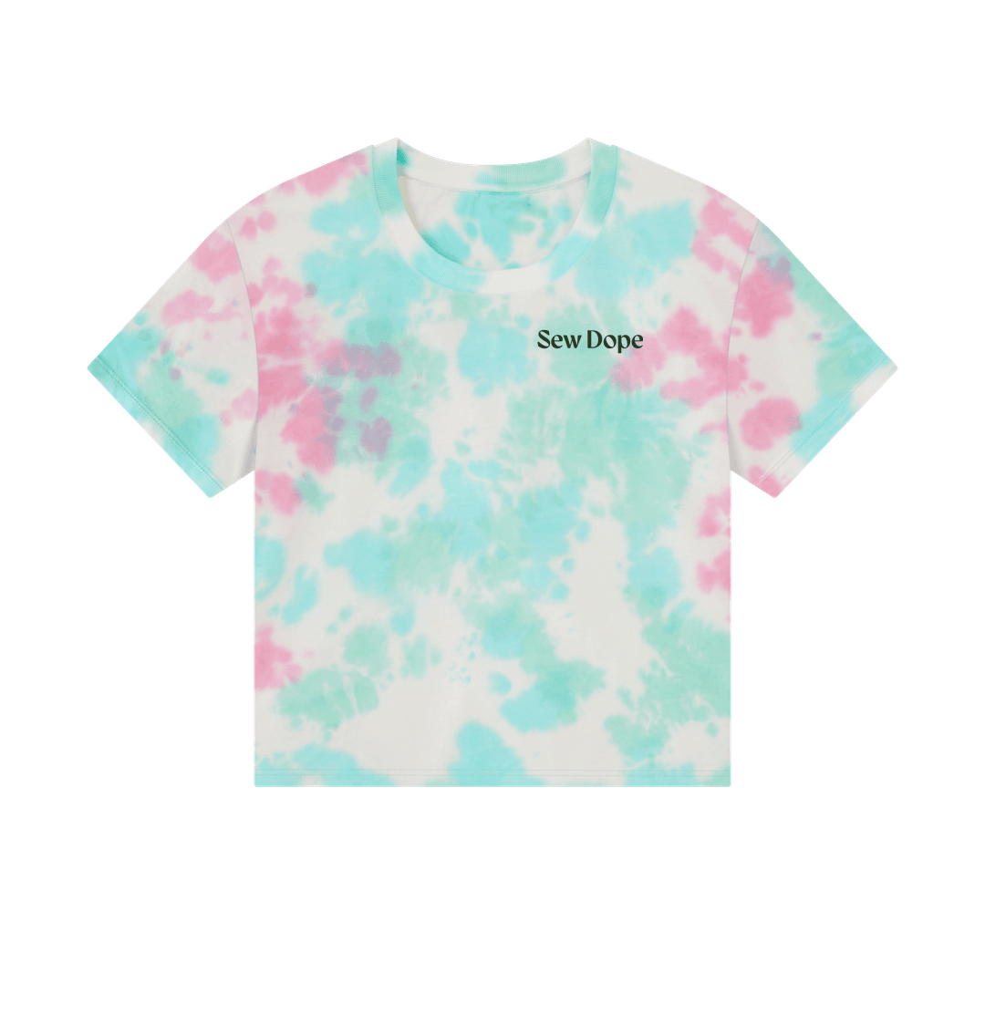 Pastel Tie Dye Essential Organic Cotton Boxy Tee