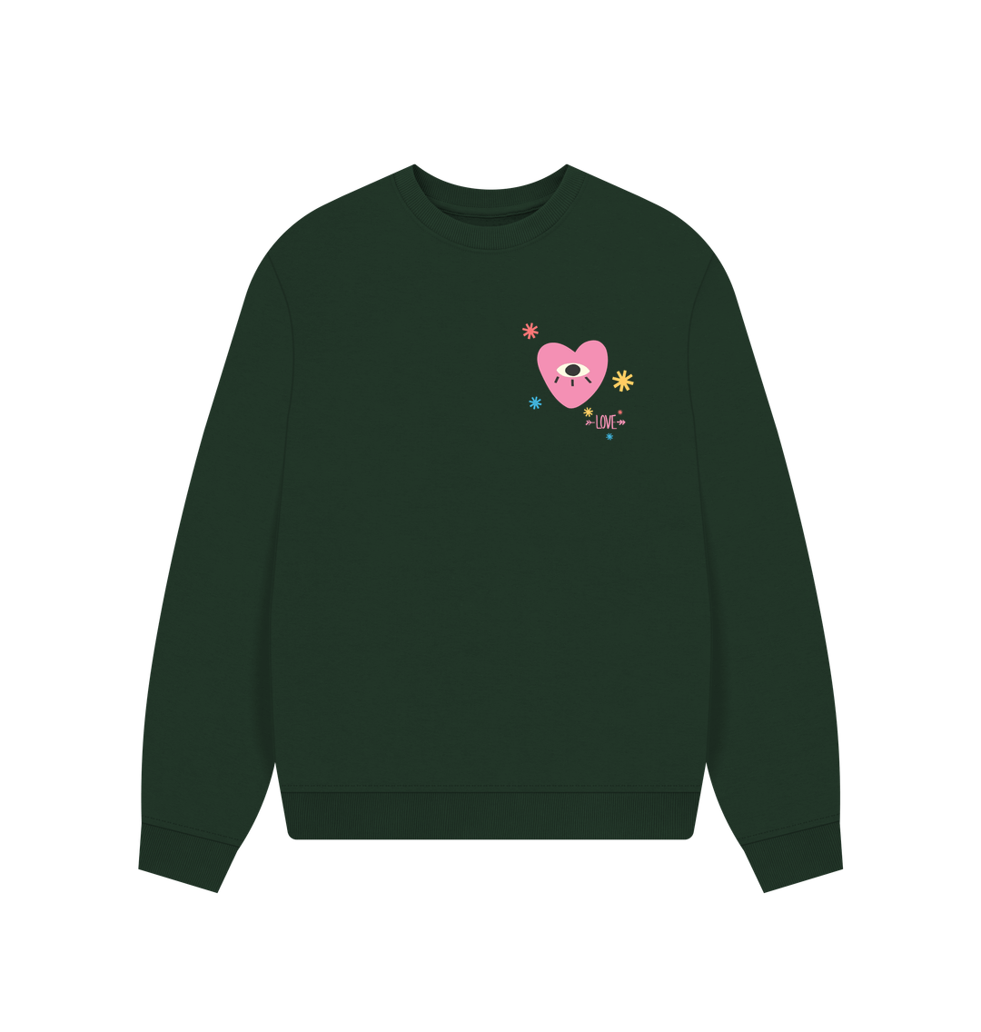 Evergreen heart jumper