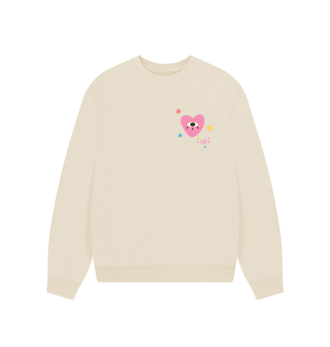 Oat heart jumper